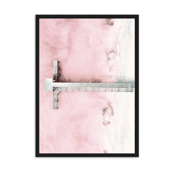 Pink Waters III | Framed Print
