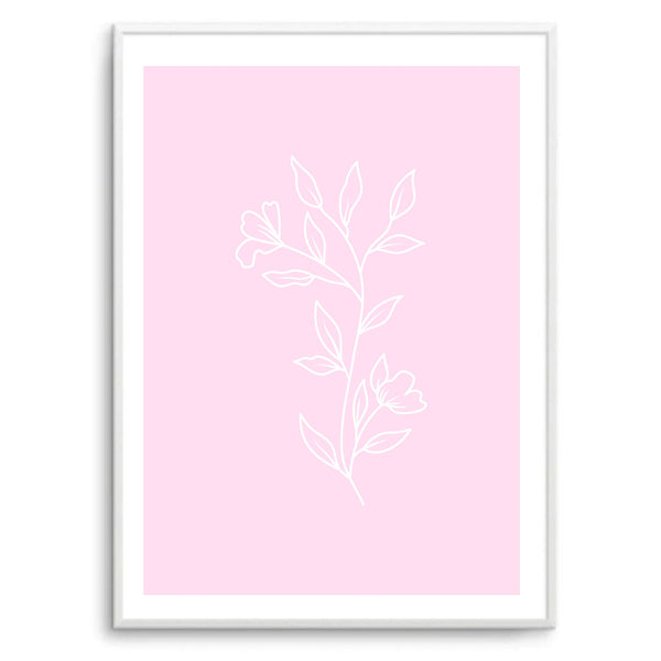 Matisse Home Pink & White | Art Print