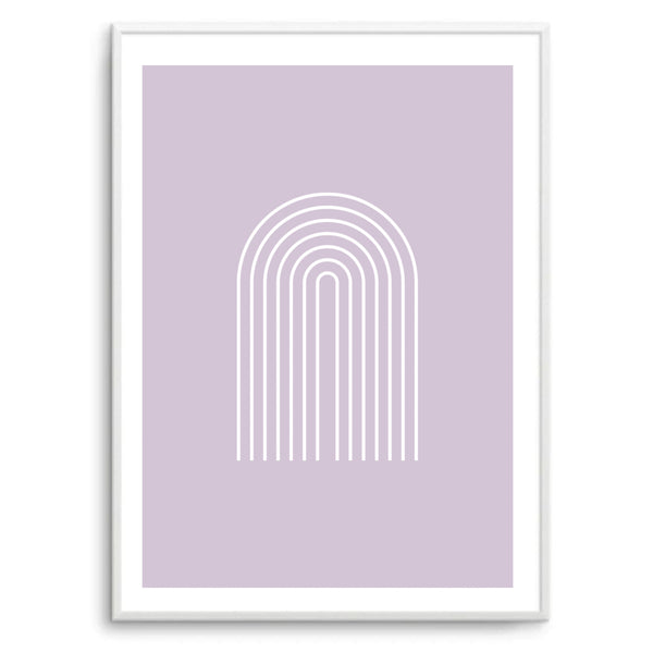 Boho Arch Mauve | Art Print