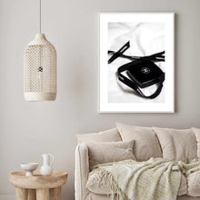 Load image into Gallery viewer, Designer Ribbon Black | Framed Print
