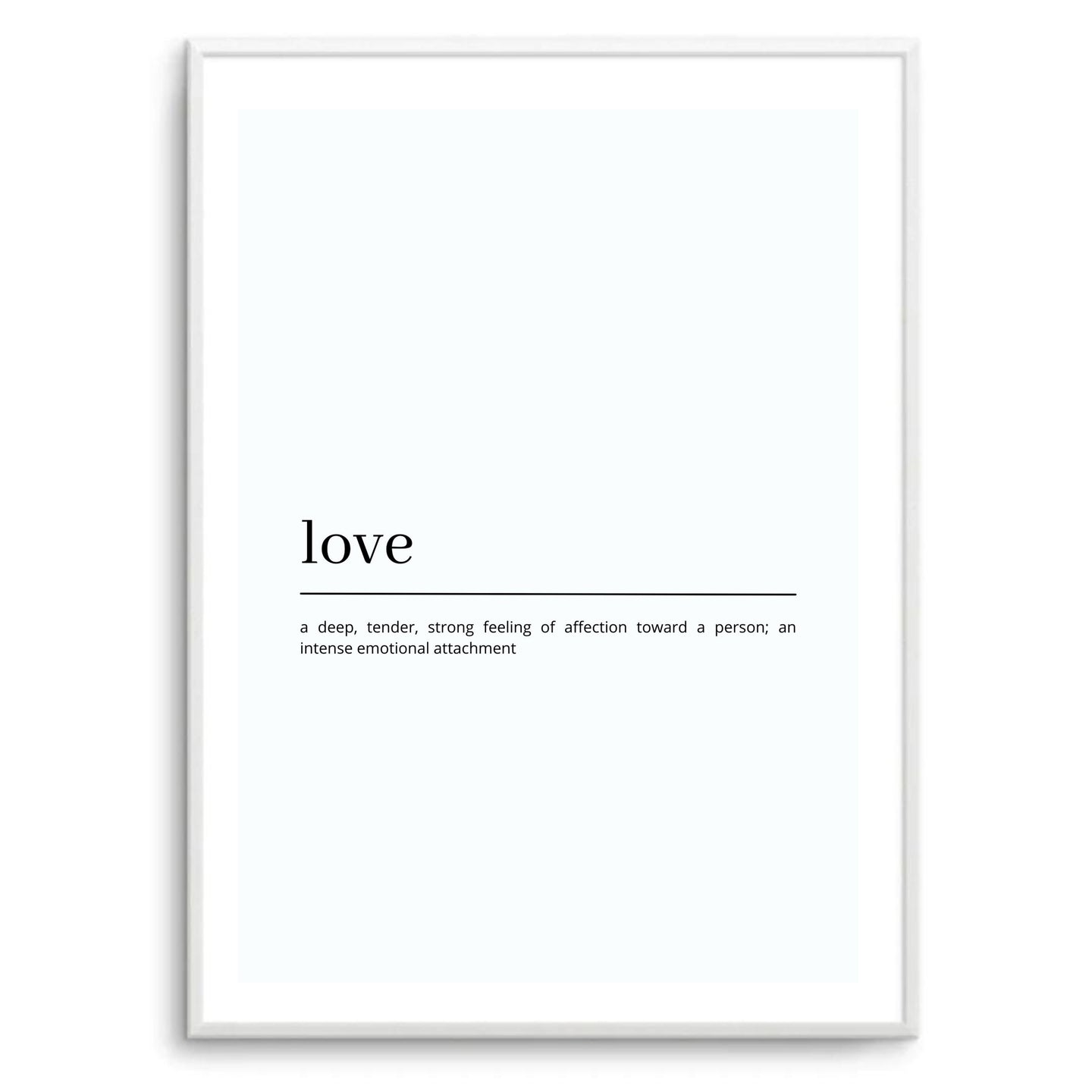 Love Definition (White)