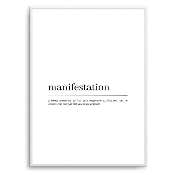 Manifestation Definition (White)
