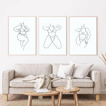 Load image into Gallery viewer, Line Art Women Set of 3
