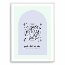 Load image into Gallery viewer, Pisces Zodiac Blue Arch
