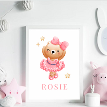 Load image into Gallery viewer, Personalised Baby Ballerina Teddy Pink
