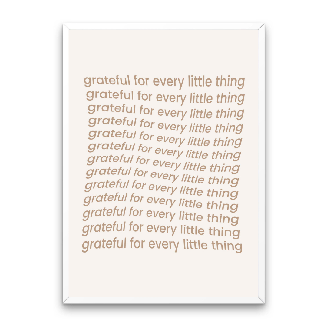 Grateful For Every Little Thing Affirmation