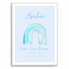 Load image into Gallery viewer, Personalised Baby Boy Rainbow
