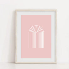 Load image into Gallery viewer, Boho Arch Mauve &amp; Pink Set of 2
