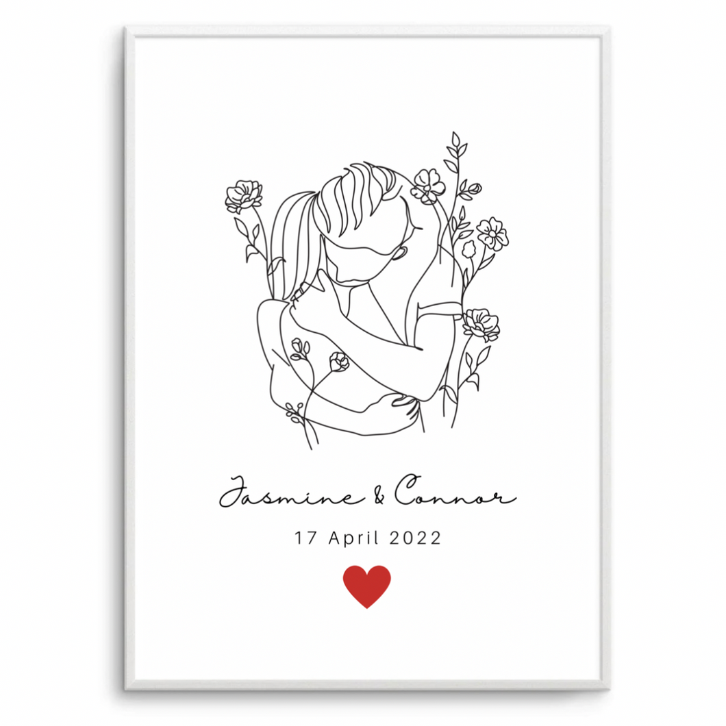 Love II | Personalised | Art Print