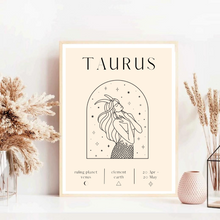 Load image into Gallery viewer, Taurus Zodiac I
