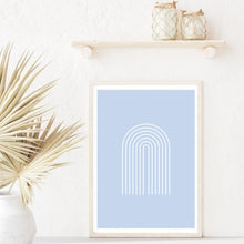 Load image into Gallery viewer, Boho Arch Blue | Art Print
