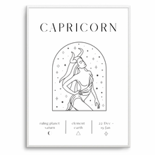 Load image into Gallery viewer, Capricorn Zodiac II
