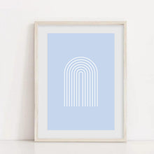 Load image into Gallery viewer, Boho Arch Blue | Art Print
