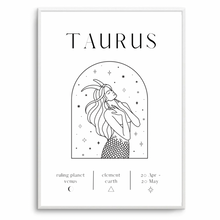 Load image into Gallery viewer, Taurus Zodiac II
