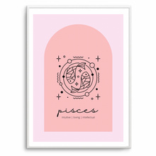 Load image into Gallery viewer, Pisces Zodiac Pink Arch
