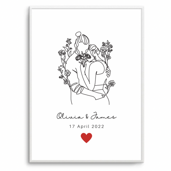 Love I | Personalised | Art Print