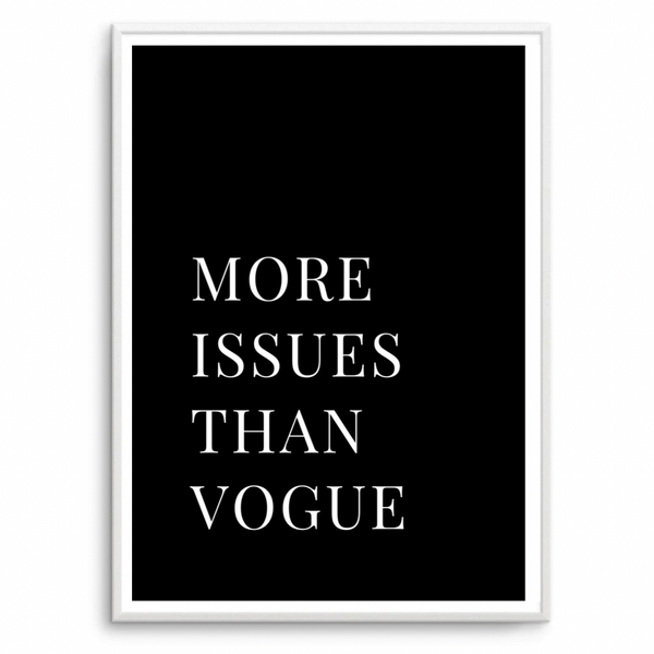 More Issues Than Vogue Black