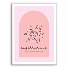 Load image into Gallery viewer, Sagittarius Zodiac Pink Arch

