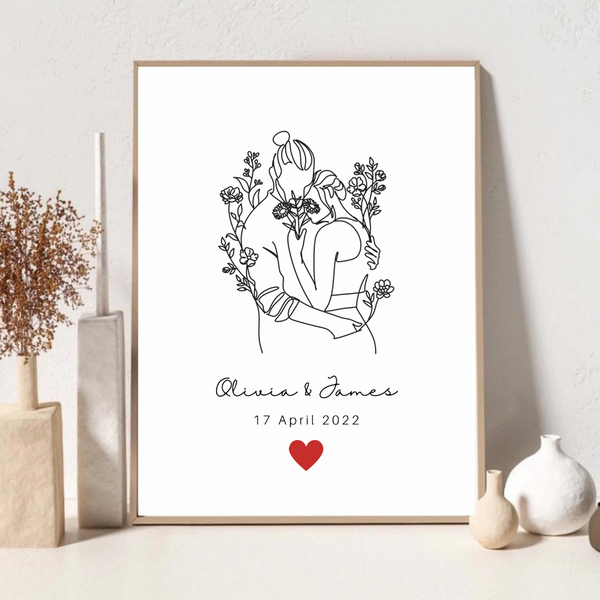 Love I | Personalised | Art Print