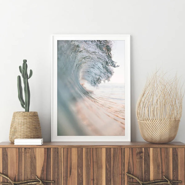 Coastal Beach Waves | Art Print