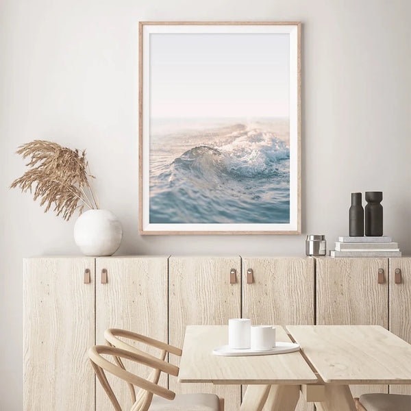 Coastal Beach Waves II | Art Print