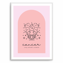 Load image into Gallery viewer, Cancer Zodiac Pink Arch
