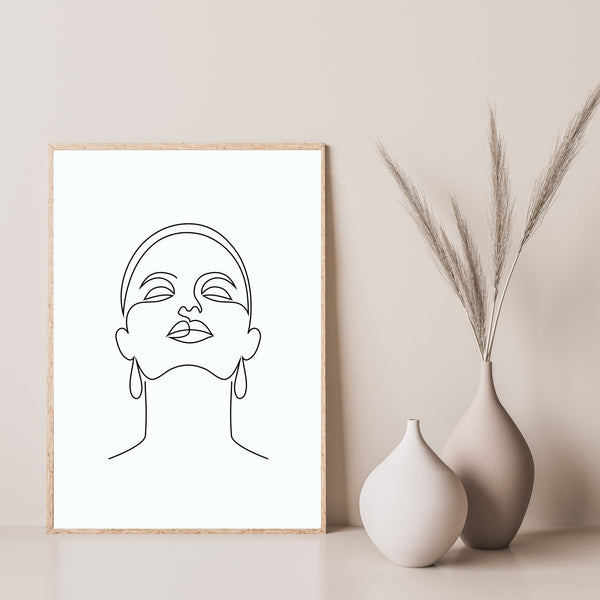 Line Art Woman III