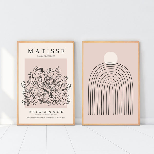 Matisse Pink Set of 2 | Gallery Wall