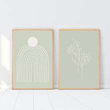 Load image into Gallery viewer, Matisse Sage Set of 2 | Gallery Wall
